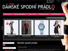 Tablet Screenshot of damske-pradlo.com